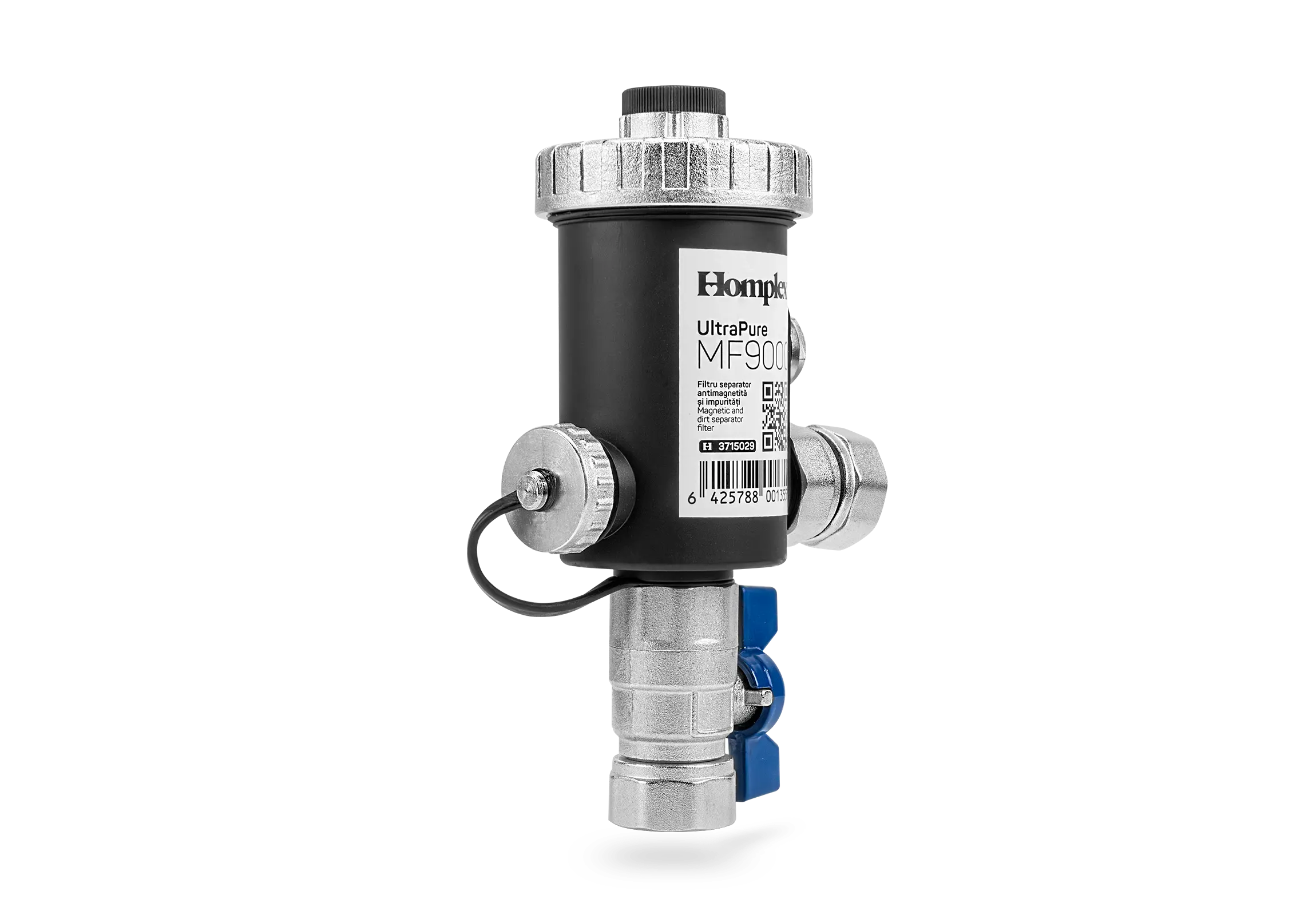 Filtru antimagnetită Homplex MF9000 3/4", separator magnetic și impurități pentru centrale termice [4]