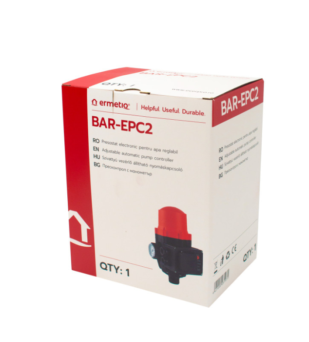 Prescontrol EPC-2 pentru pompe și hidrofoare 1" cu manometru [2]