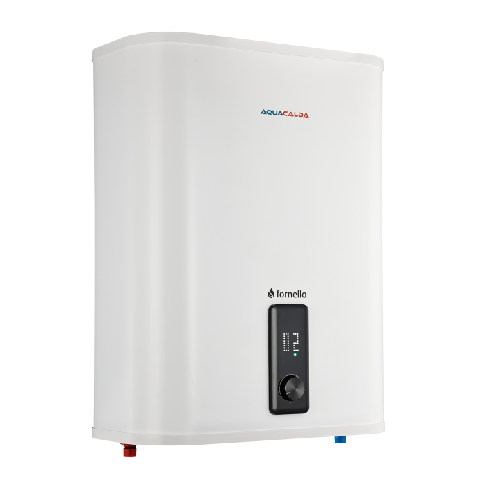 Boiler electric Fornello AQUACALDA Flat 80 Litri, 2000 W, montaj vertical sau orizontal, afișaj digital [2]