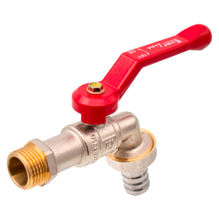 Robinet dublu serviciu din alama Ermetiq RB-RA34 3/4" cu maner metalic [2]