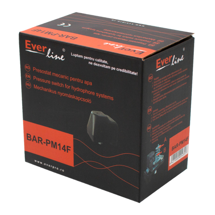 Presostat mecanic pentru apă 1/4" F pentru hidrofor și pompe [4]