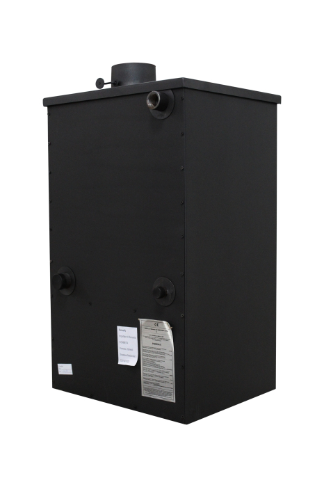 Termoșemineu pe lemne, brichete și cărbune Fornello PADOVA E 19,4 kW, cu manta de apă, 510 × 500 × 910 mm [5]