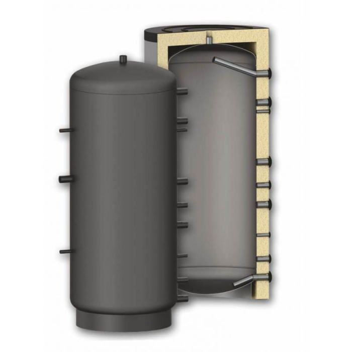 Puffer SUNSYSTEM P 1500 Litri, rezervor de acumulare agent termic izolat, fără serpentină [3]