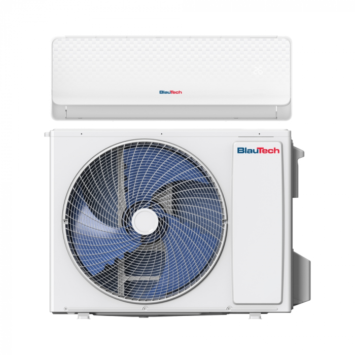 Aparat de aer conditionat BLAUTECH, 24000 BTU, Clasa A++, Functie incalzire, Inverter, Turbo, R32, Alb [11]