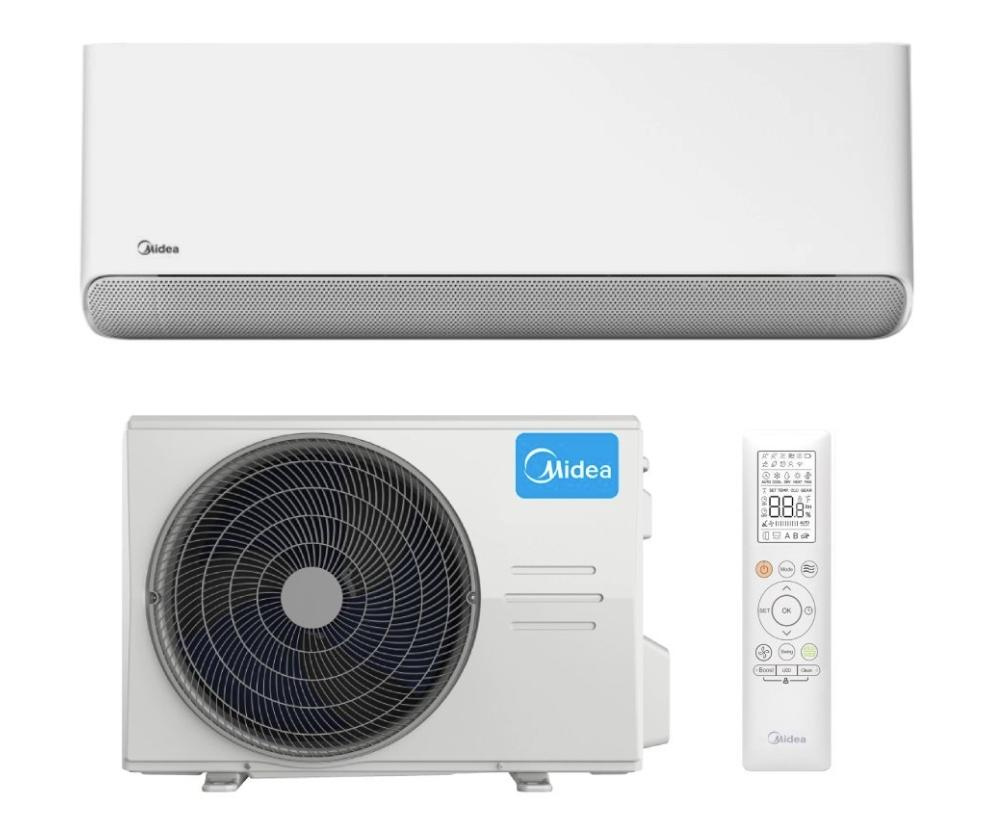 Aparat de aer conditionat Midea Breezeless E 12000 BTU, Clasa A++, Control Wi-fi (Alb), CB1-12HRFN8-I(R)/CB1-12HFNX-O(R) [2]