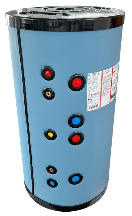 Boiler pentru pompa de caldura FORNELLO SOL HP 300 LT 2S, 300 litri, 2 serpentine marite, montaj pe sol [6]