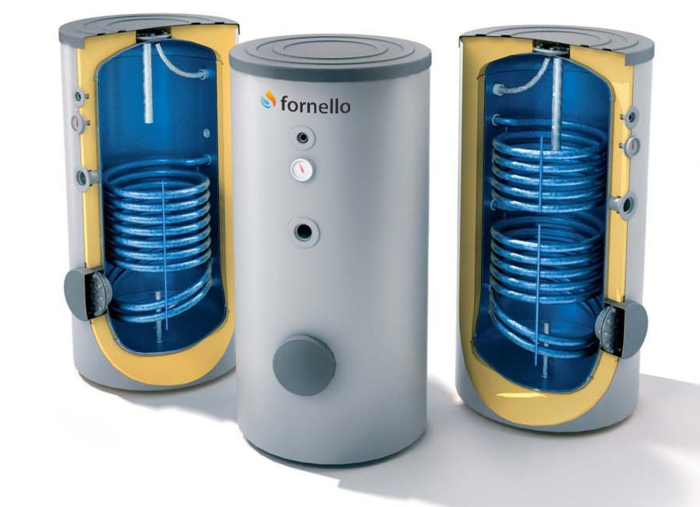 Boiler termoelectric Fornello Optima EV 15/7 S2, 500 Litri, cu 2 serpentine, montaj pe pardoseala [6]