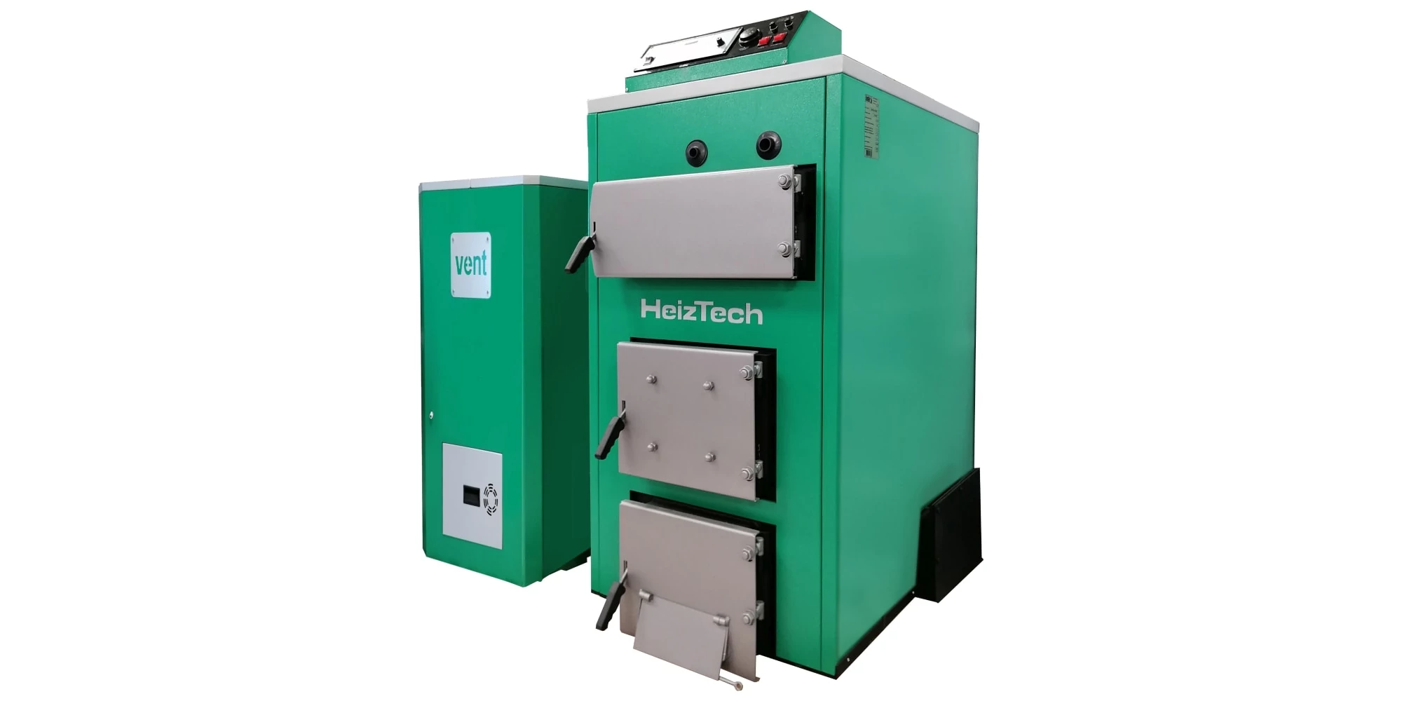 Cazan Combi Duo Pellet HEIZTECH, 80 kW, tablă de oțel, funcționare pe lemn și peleți, automatizare completă [2]