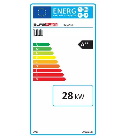 Cazan compact pe peleti din otel GRANDE R-C 28 kW, incalzire centrala, alimentare automata [2]