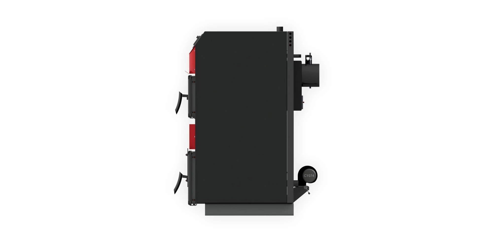 Cazan pe biomasă nelemnoasă BURNiT NWB PRIME, 90 kW, oțel, ventilator, control electronic, lemn/brichete/cărbune [5]