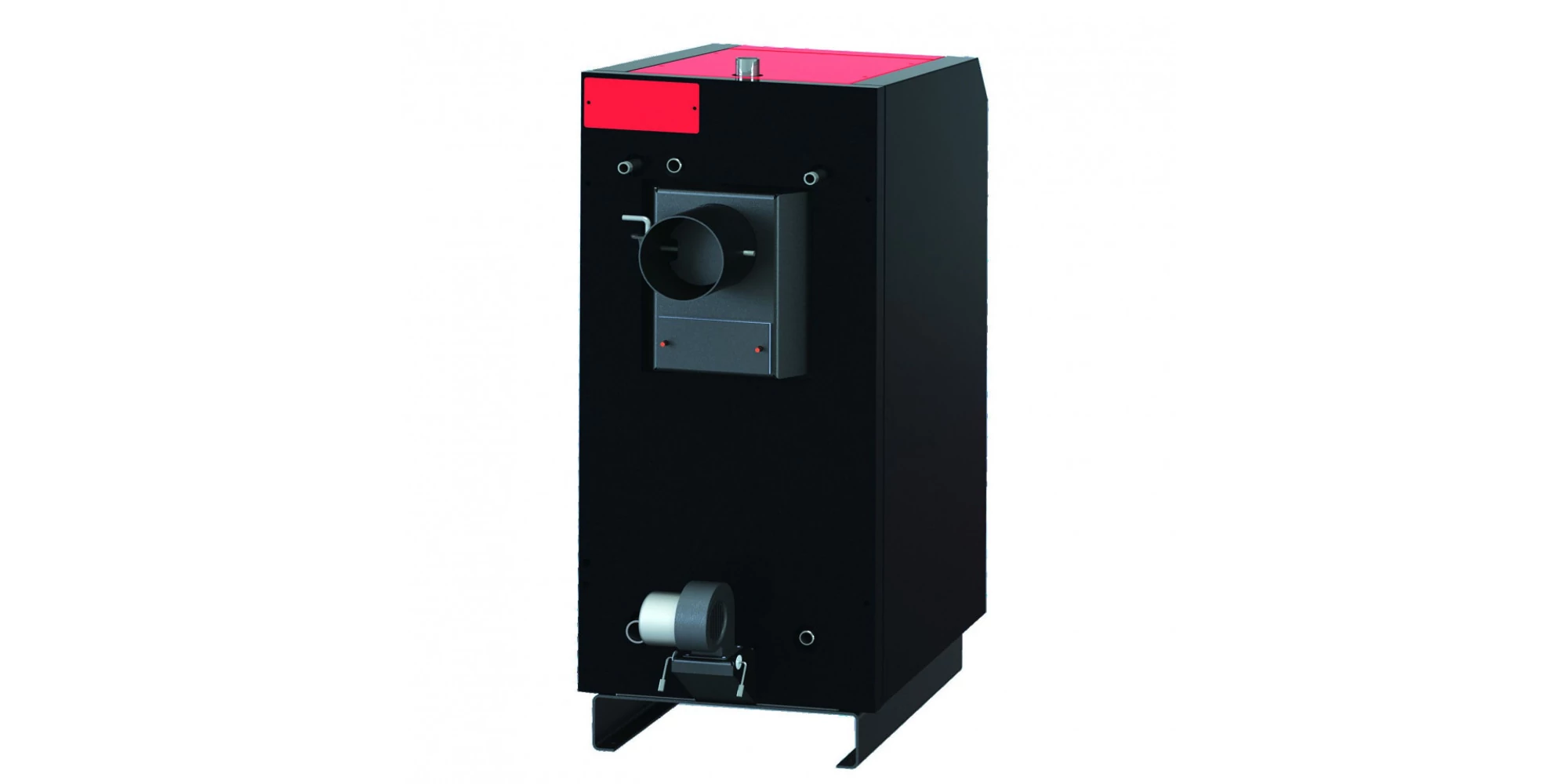 Cazan pe biomasă nelemnoasă BURNiT NWB PRIME, 90 kW, oțel, ventilator, control electronic, lemn/brichete/cărbune [2]