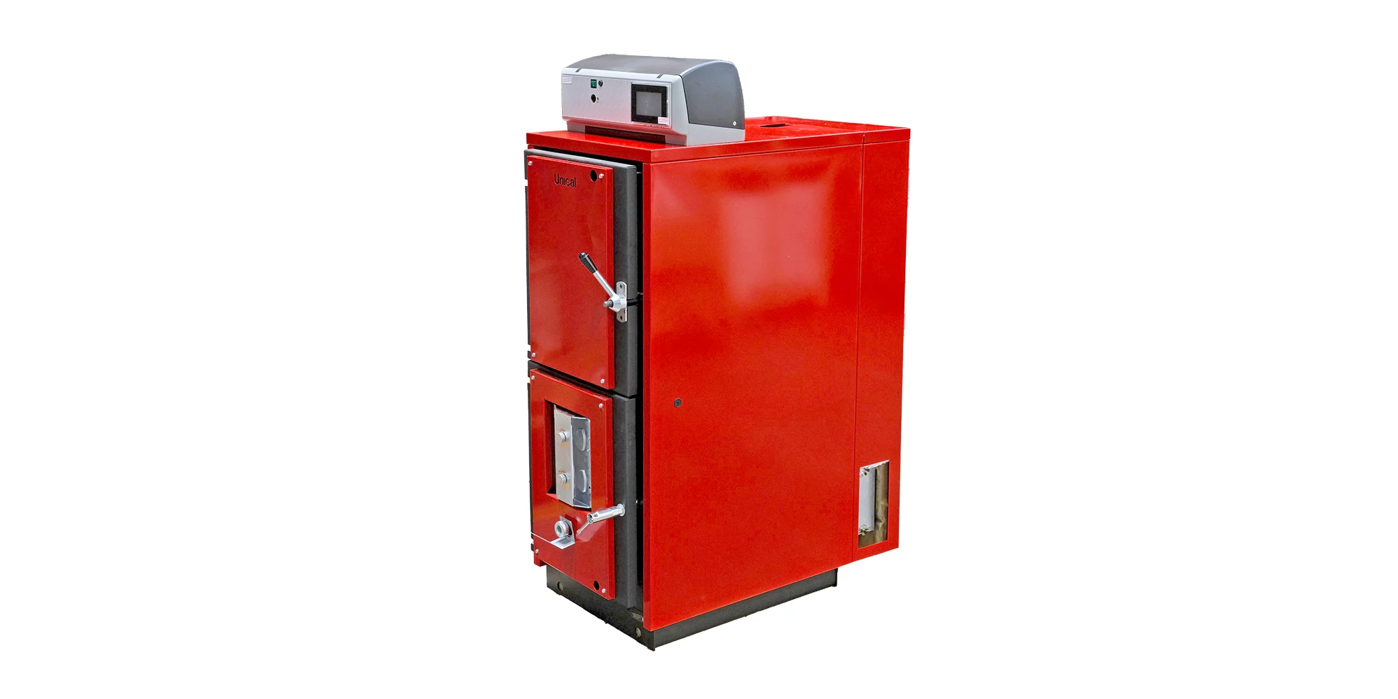 Cazan pe lemne cu gazeificare totală UNICAL FIREX UFLY, 34 kW, tablă oțel 8 mm, ventilator, control electronic [6]