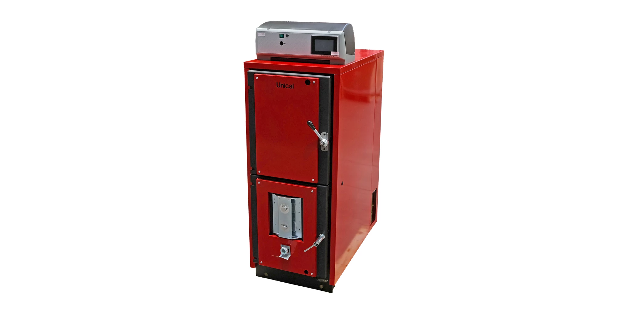 Cazan pe lemne cu gazeificare totală UNICAL FIREX UFLY, 34 kW, tablă oțel 8 mm, ventilator, control electronic [4]