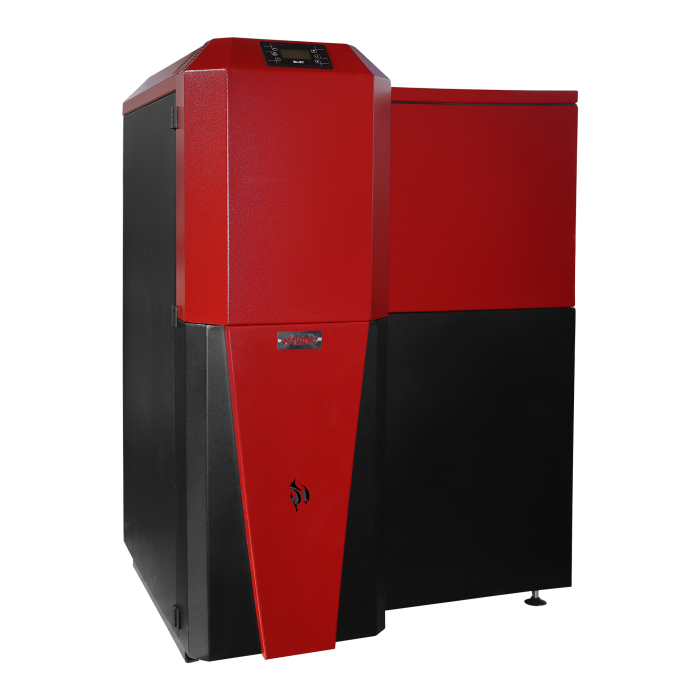 Centrala mixta lemn si peleti Fornello Tera 28 kW, aprindere automata, buncar 95 kg, pentru 180 mp [4]