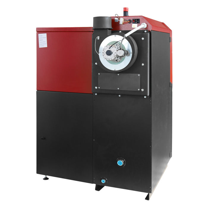 Centrala mixta lemn si peleti Fornello Tera 28 kW, aprindere automata, buncar 95 kg, pentru 180 mp [13]