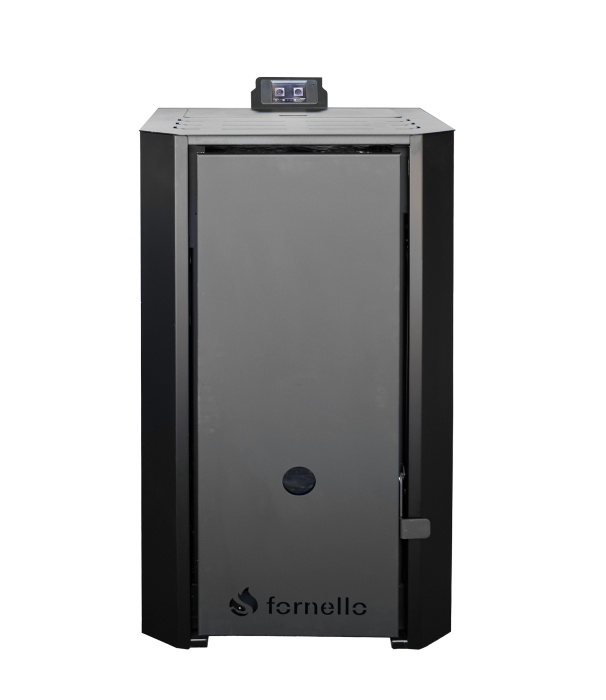 Centrala pe peleti Fornello EVA B Black 30 kW, Wi-Fi, pompa, vas expansiune, buncar 40 kg, tiraj fortat, pentru 200 mp [3]