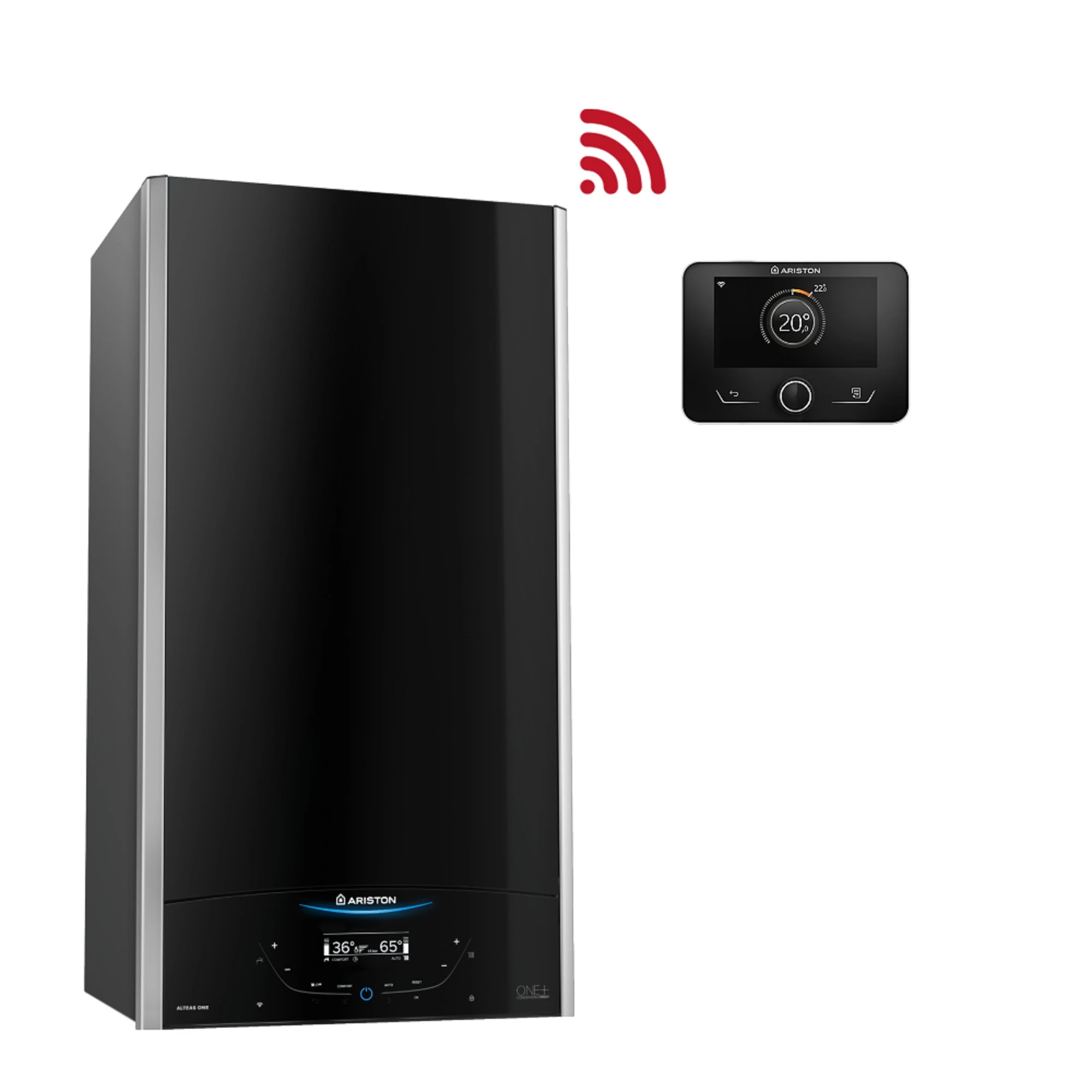 Centrala termica in condensare Ariston Alteas One+ Net 35, 35 kW, Touchscreen, Wi-Fi, Schimbator inox, IPX5D, Kit evacuare inclus [2]