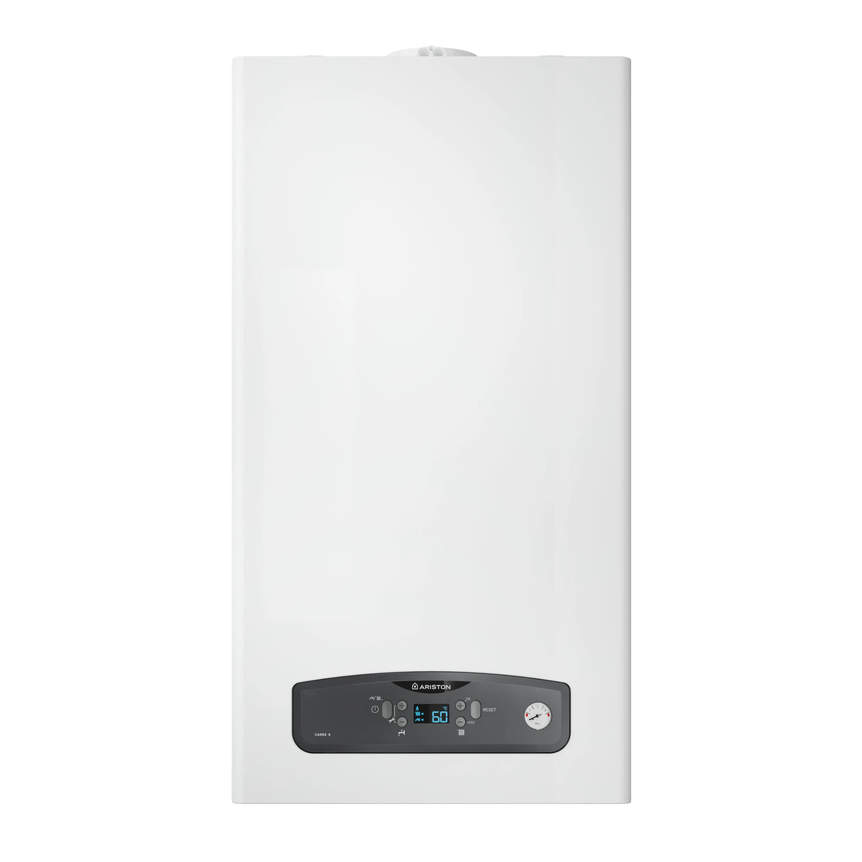 Centrala termica in condensare Ariston Cares S24, 24 kW, Afisaj digital, Schimbator inox, IPX5D, Compatibila GPL, Kit evacuare inclus [1]