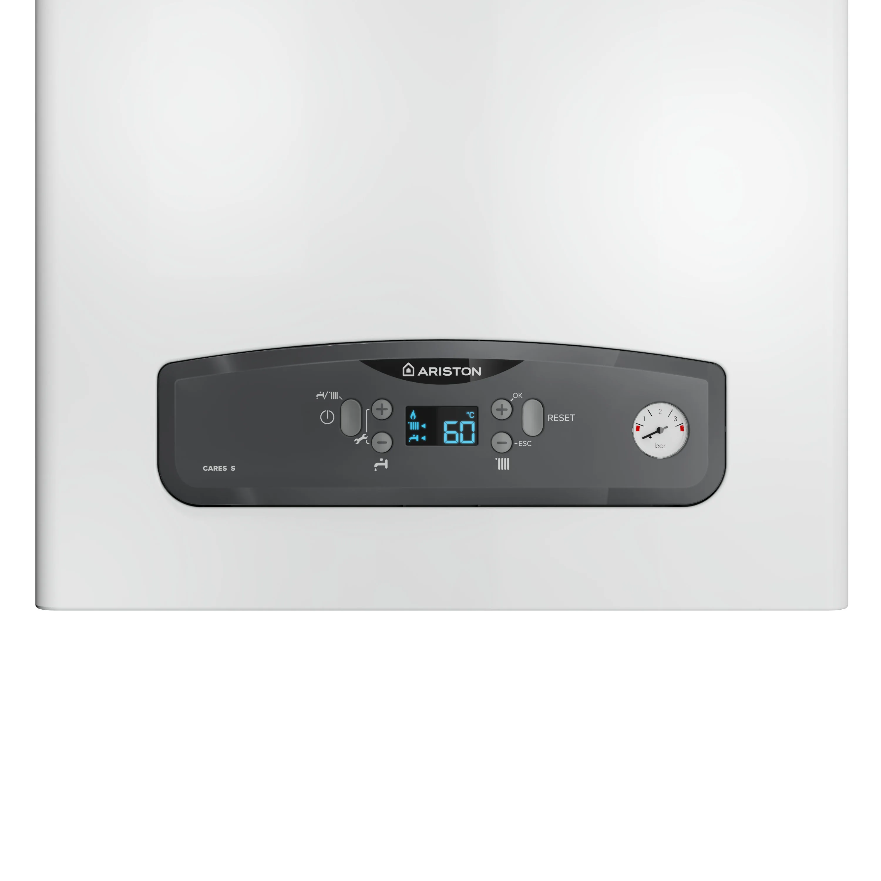 Centrala termica in condensare Ariston Cares S30, 30 kW, Afisaj digital, Schimbator inox, IPX5D, Compatibila GPL, Kit evacuare inclus [6]