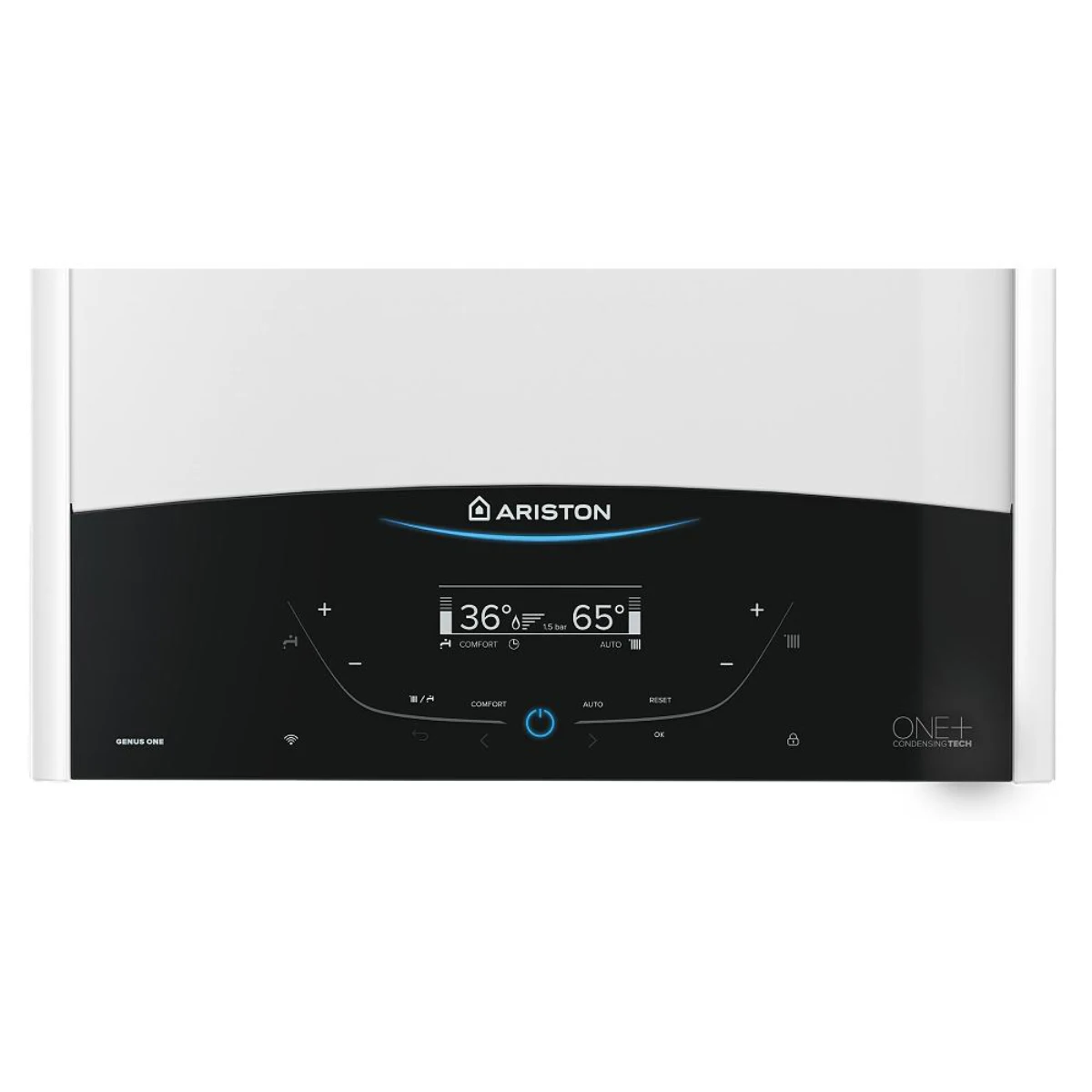 Centrala termica in condensare Ariston Genus One+ 30, 30 kW, Touchscreen, Wi-Fi, Schimbator inox, IPX5D, Kit evacuare inclus [4]