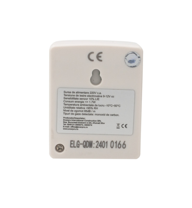 Detector monoxid de carbon Ermetiq ELG-QDM 220V AC, iesire 9-12V CC pentru electrovalva [4]