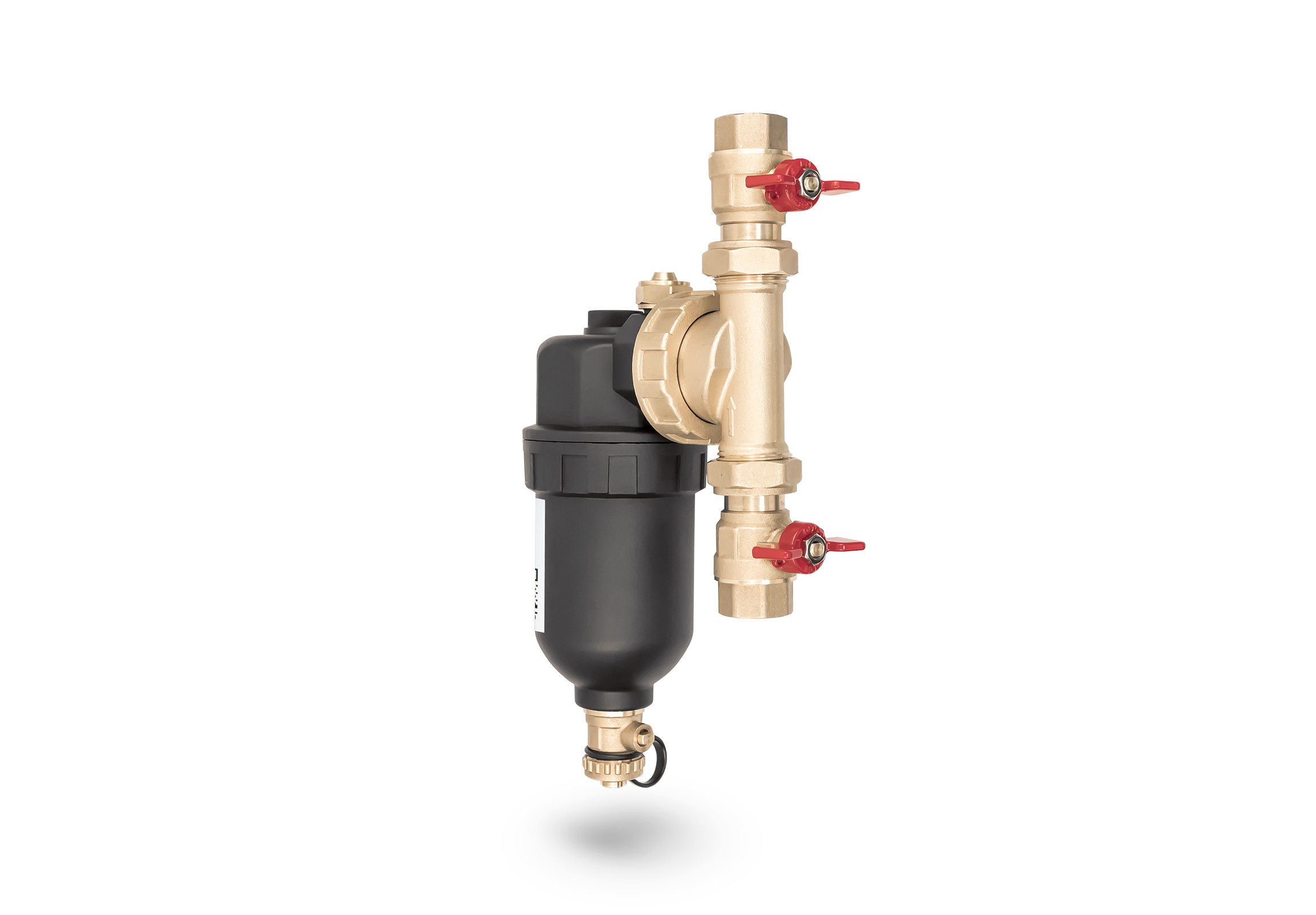 Filtru anti-magnetită și impurități Homplex MF12000, magnet Neodim 12000 Gauss, separator ciclonic, racord 3/4" [8]