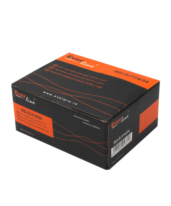 Kit racordare contor gaz Ermetiq RG-ZJ114/34 3/4" F x 1-1/4" F pentru contor G4 [4]