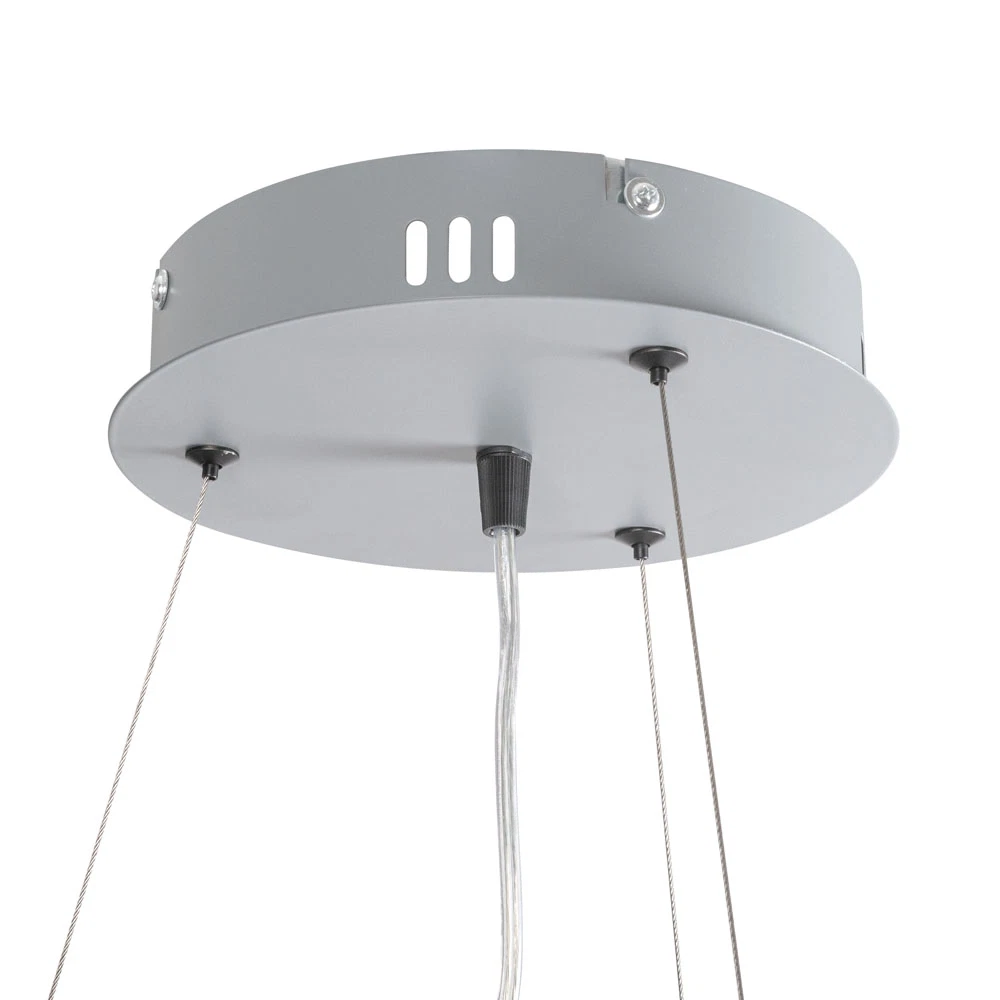 Pendul LED Erste Lind 65W, 60 cm, 4000K, IP20, gri [4]