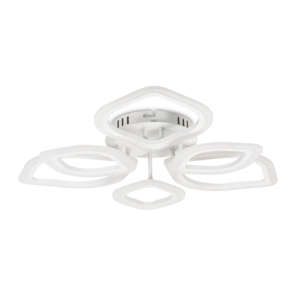 Plafoniera LED Erste Azalia 100W, 3CCT, cu telecomanda, crom, iluminat interior modern [3]