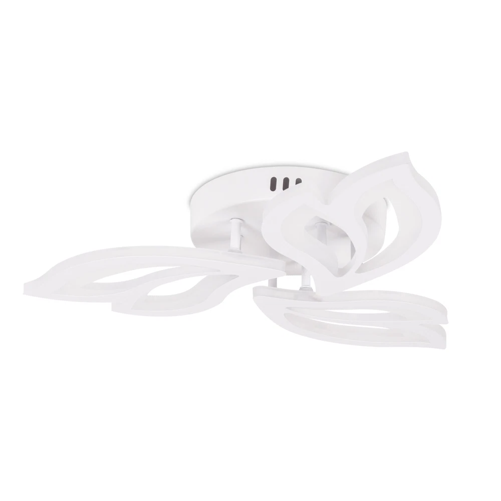 Plafoniera LED Erste Leaf 40W, 3CCT, cu telecomanda, alb, iluminat interior modern [4]