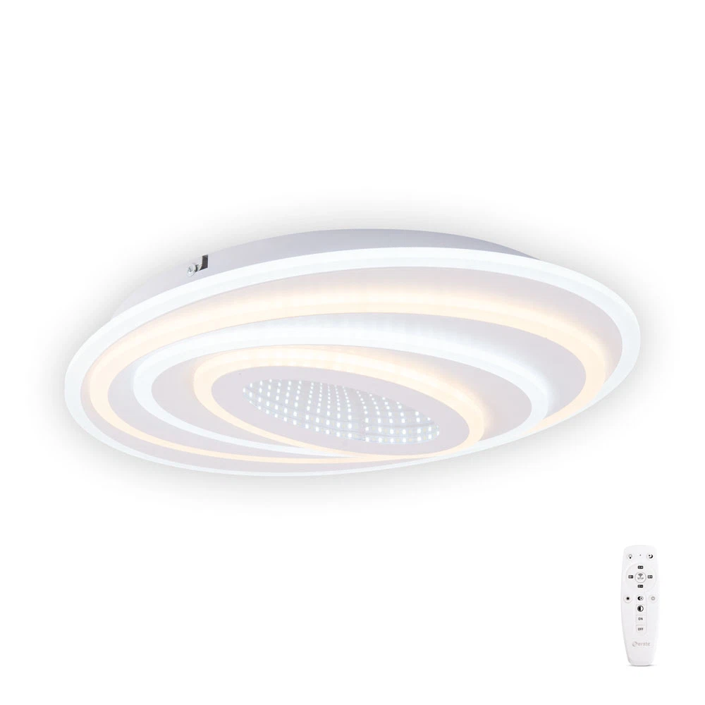 Plafoniera LED Erste Roof 96W, 3CCT, cu telecomanda, alb, lumina reglabila [4]