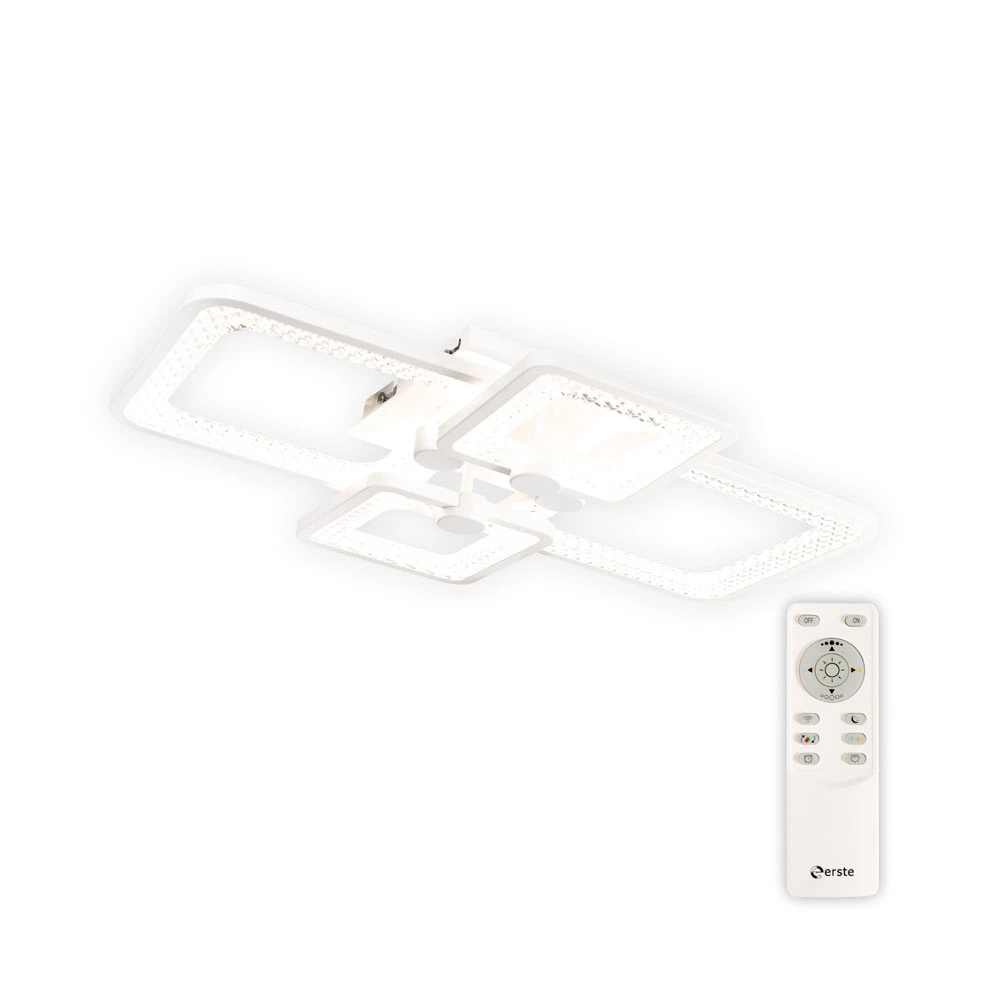 Plafoniera LED Erste Tire 55W, 3CCT, cu telecomanda, alb, lumina reglabila [4]