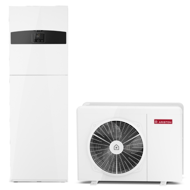 Pompa de caldura split trifazic pentru incalzire, racire si apa calda menajera cu boiler integrat Ariston Nimbus Compact 80 ST NET R32 - 8kW. 3 ani garantie [1]