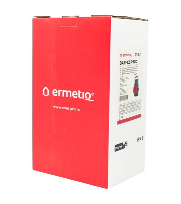 Pompă submersibilă cu flotor 900 W pentru apă murdară [3]