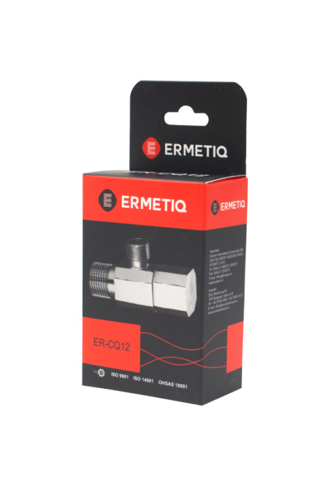 Robinet coltar design STYLISH Ermetiq ER-CQ1234 1/2" x 3/4", crom, din alama [4]
