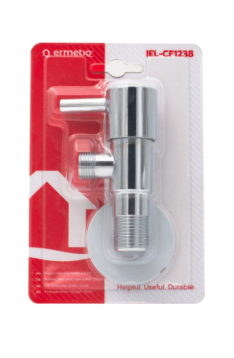 Robinet coltar inox SHINE Ermetiq IEL-CF1238 1/2" x 3/8" cu cartus ceramic [3]