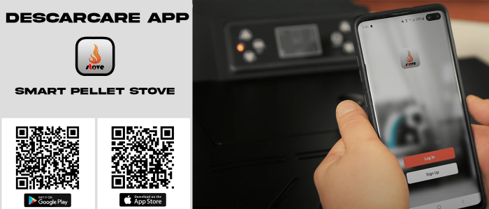 Semineu (soba) pe peleti Fornello SOPHIA WI-FI 11 kW, Ivory, telecomanda, Wi-Fi, aprindere electrica, pentru 110 mp [13]