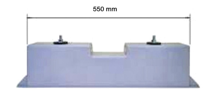 Set suporti pardoseala pentru pompa de caldura, H 270 mm, L 550 mm, 2 bucati [3]