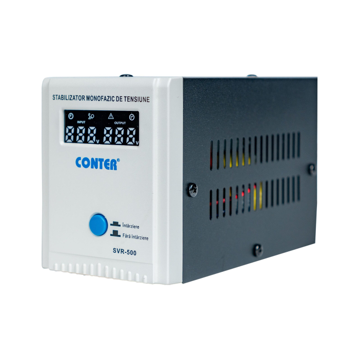 Stabilizator de tensiune Conter SVR 500 V2, 500 VA / 375 W, cu releu, 230V [2]