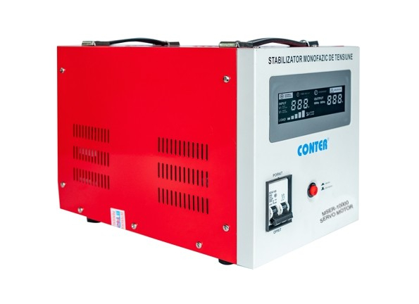 Stabilizator monofazic de tensiune Conter MSER-10000 V2, 10000 VA / 7500 W, cu servomotor, 230V [2]