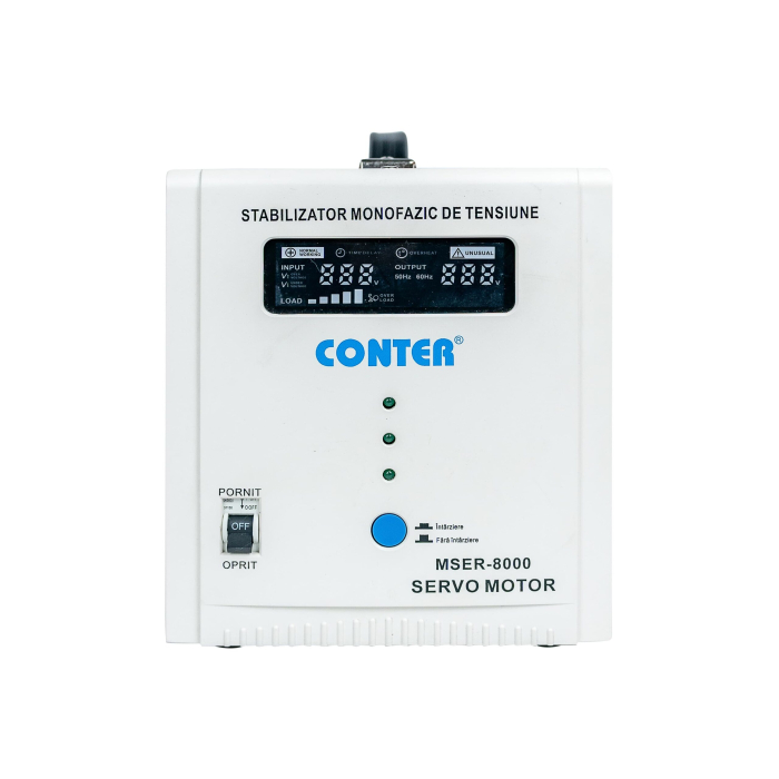 Stabilizator monofazic de tensiune Conter MSER-8000 V2, 8000 VA / 6000 W, cu servomotor, 230V [3]