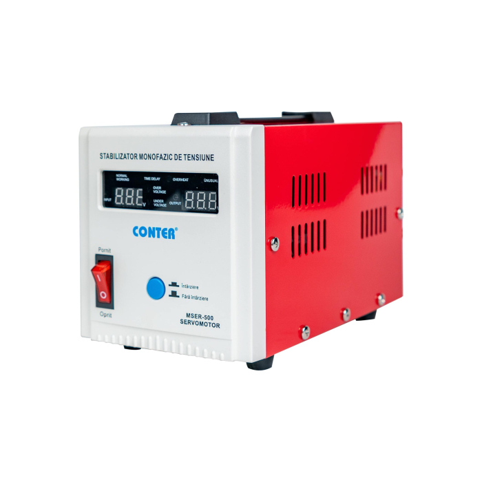 Stabilizator monofazic de tensiune cu servomotor Conter MSER-2000 V2, 2000 VA / 1500 W, 230V [3]