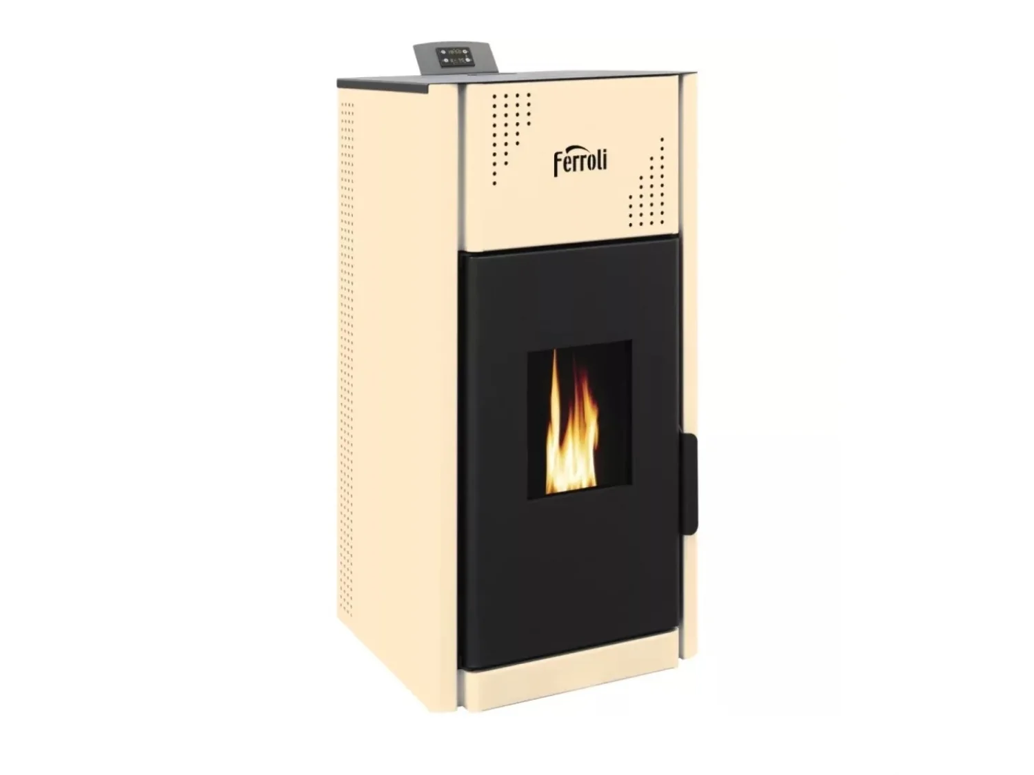 Termosemineu pe peleti Ferroli Mirano Pellet PRO 8 kW cu manta de apa, rezervor 22 kg [3]
