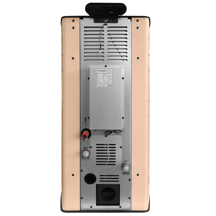 Termoșemineu pe peleți Fornello Serena W25 Ivory 25 kW cu pompă, vas de expansiune și automatizare [7]