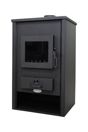 Seminee - Termoșemineu pe lemne, brichete și cărbune Fornello PADOVA E 19,4 kW, cu manta de apă, 510 × 500 × 910 mm