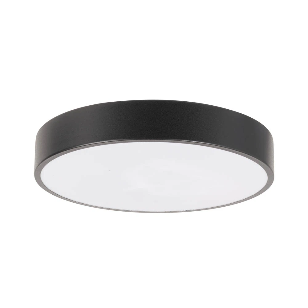 Electrice - Plafoniera LED Erste Flux 18W, 1710 lm, IP20, negru, iluminat interior modern