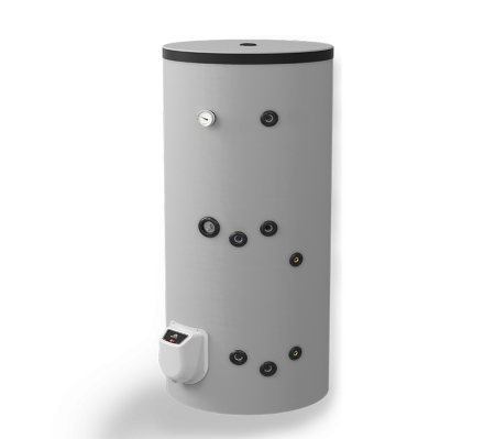 Preparatoare pentru apa calda menajera - Boiler termoelectric Eldom FV30067S, 300 Litri, 9000 W, cu o serpentină, montaj pe pardoseală, 0.8 MPa