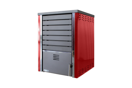 Cazane pe lemne cu gazeificare - Centrală pe peleți Fornello Eco Energy 35 kW, complet echipată, arzător din fontă, buncăr 75 kg