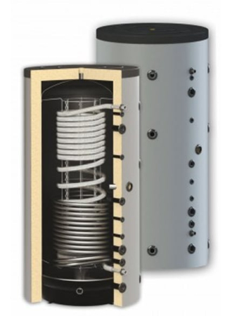 Preparatoare pentru apa calda menajera - Boiler igienic combinat SUNSYSTEM HYG BR 500, cu o serpentină, 500 Litri, pentru apă caldă menajeră și încălzire