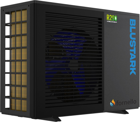 Pompa de căldură Fornello BLUSTARK Qsense 6, monobloc aer-apă, R290, 6 kW, Full DC Inverter, A+++, Wi-Fi [2]